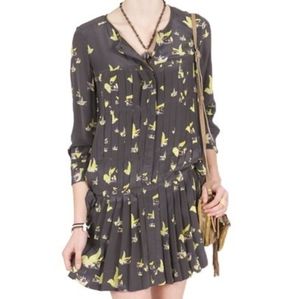 Isabel Marant Etoile Marak bird print dress